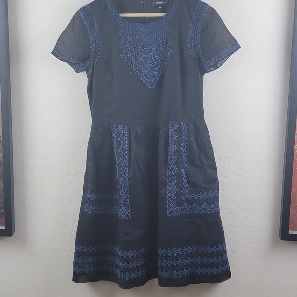 Madewell Fortune Embroidered dress - Picture 3 of 7